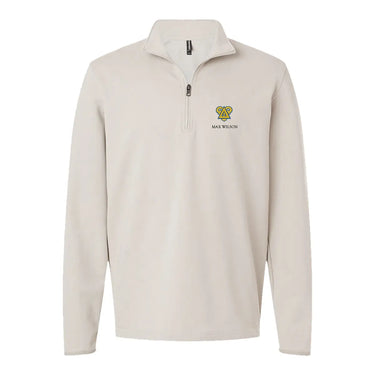 New! Delta Upsilon Embroidered Symbol Quarter Zip Delta Upsilon