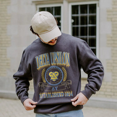 DU Greek Fraternity Heavyweight Graphic Crewneck