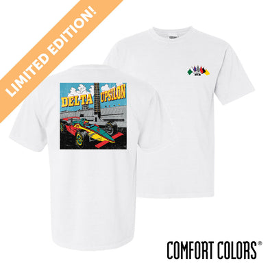 New! Delta Upsilon Limited Edition Comfort Colors Brickyard Burnout Short Sleeve Tee