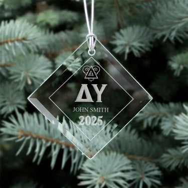 New! Delta Upsilon 2025 Limited Edition Holiday Ornament Delta Upsilon