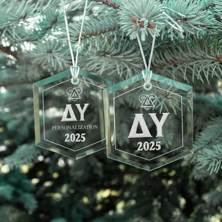 New! Delta Upsilon 2025 Limited Edition Holiday Ornament Delta Upsilon