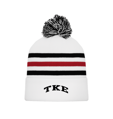 CHICAGO WHITE Beanie Front