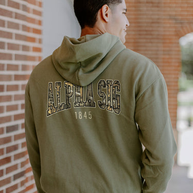 Alpha Sig Tactical Camo Hoodie Alpha Sigma Phi