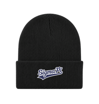 Heather Charcoal Beanie Front