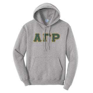 AGR Greek Letter Graphic Hoodie Alpha Gamma Rho