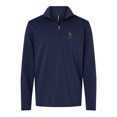 AGR Embroidered Crest Quarter Zip Alpha Gamma Rho