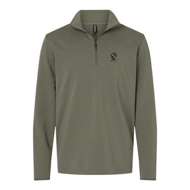 AGR Embroidered Crest Quarter Zip Alpha Gamma Rho