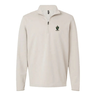 New! AGR Embroidered Crest Quarter Zip Alpha Gamma Rho