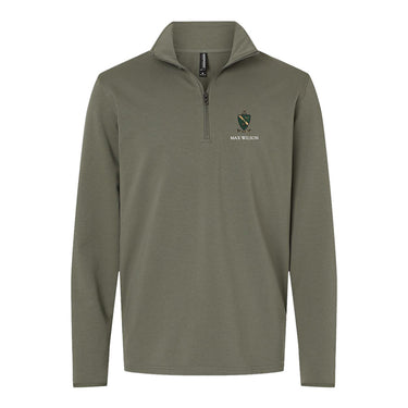 AGR Embroidered Crest Quarter Zip Alpha Gamma Rho