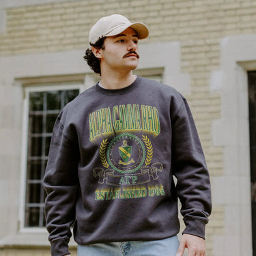 Alpha Gamma Rho Fraternity Heavyweight Graphic Crewneck