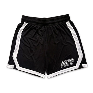 AGR Frat Black 7" Mesh Shorts.