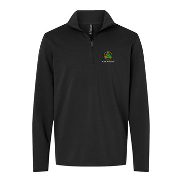 Delta Sig Embroidered Crest Quarter Zip Delta Sigma Phi