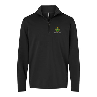 New! Delta Sig Embroidered Symbol Quarter Zip Delta Sigma Phi