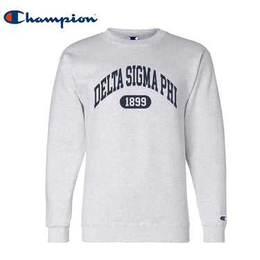 New! Delta Sig Champion Collegiate Crewneck Delta Sigma Phi