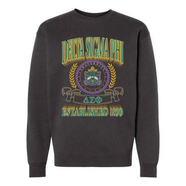 Delta Sig Frat Heavyweight Graphic Crewneck.