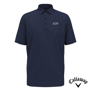 Delta Sig Callaway Chevron Patterned Polo Delta Sigma Phi