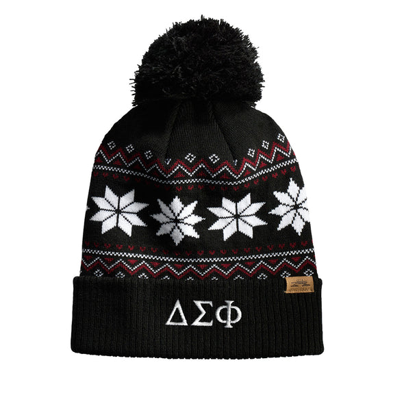 Limited Edition! Delta Sig Knitted Pom Beanie