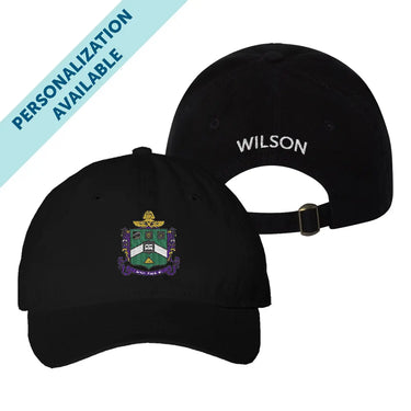 Delta Sig Classic Crest Ball Cap Delta Sigma Phi