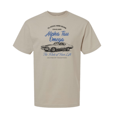 Bone Printed Premium T-Shirt Front