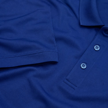 Close up image of pique polo.