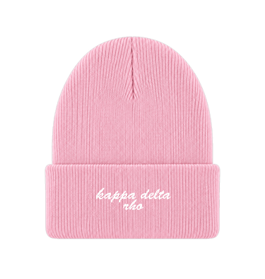 Pink Beanie Front