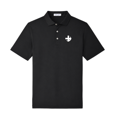 Black Polo Shirt Front