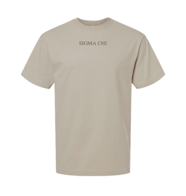 Bone Printed Premium T-Shirt Front