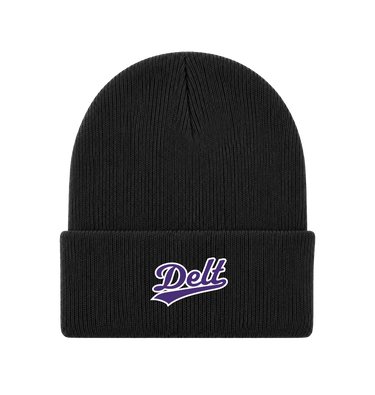 Heather Charcoal Beanie Front