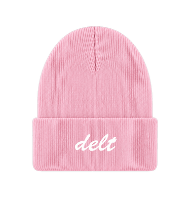 Pink Beanie Front