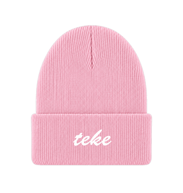 Pink Beanie Front
