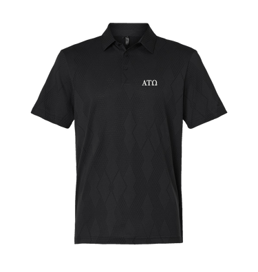 Carbon Black Polo Shirt Front