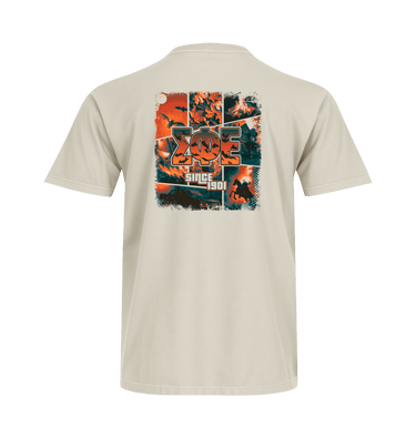 Ivory Printed T-shirt Back