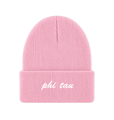 Pink Beanie Front