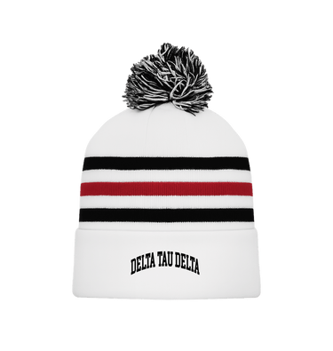 CHICAGO WHITE Beanie Front