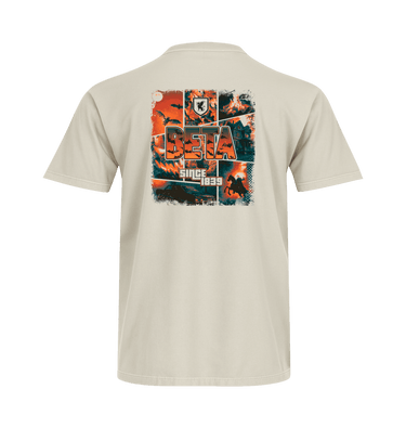 Ivory Printed T-shirt Back