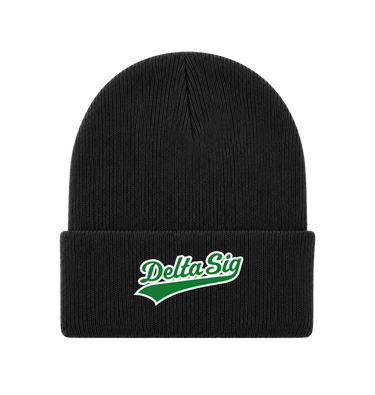 Heather Charcoal Beanie Front