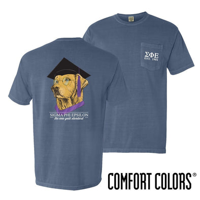 SigEp Comfort Colors Retriever Grad Tee | Sigma Phi Epsilon | Shirts > Short sleeve t-shirts