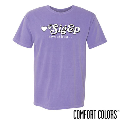 New! SigEp Comfort Colors Retro Sweetheart Tee | Sigma Phi Epsilon | Shirts > Short sleeve t-shirts