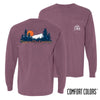 SigEp Comfort Colors Berry Retro Wilderness Long Sleeve Pocket Tee | Sigma Phi Epsilon | Shirts > Long sleeve t-shirts
