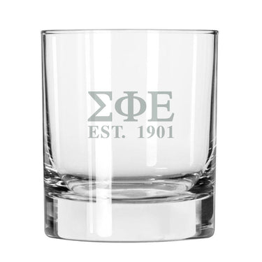 SigEp Engraved Glass | Sigma Phi Epsilon | Drinkware > 8 ounce glasses