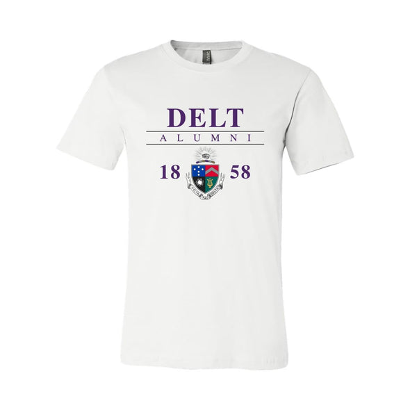 Delt Alumni Crest Short Sleeve Tee | Delta Tau Delta | Shirts > Short sleeve t-shirts