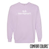 New! Delt Comfort Colors Purple Sweetheart Crewneck | Delta Tau Delta | Sweatshirts > Crewneck sweatshirts