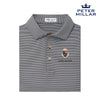 Delt Personalized Peter Millar Jubilee Stripe Stretch Jersey Polo with Crest
