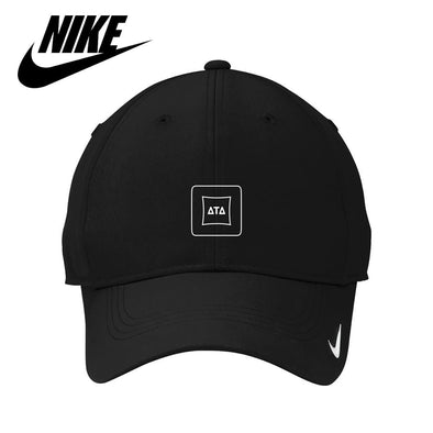 Delt Black Nike Dri-FIT Performance Hat | Delta Tau Delta | Headwear > Billed hats