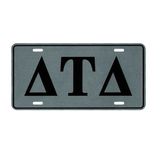 Delt License Plate | Delta Tau Delta | Car accessories > Decorative license plates