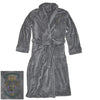 Lambda Chi Charcoal Ultra Soft Robe | Lambda Chi Alpha | Loungewear > Bath robes