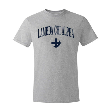 Lambda Chi Heather Gray Symbol Tee | Lambda Chi Alpha | Shirts > Short sleeve t-shirts