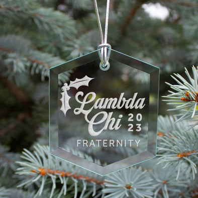 New! Lambda Chi 2023 Limited Edition Holiday Ornament