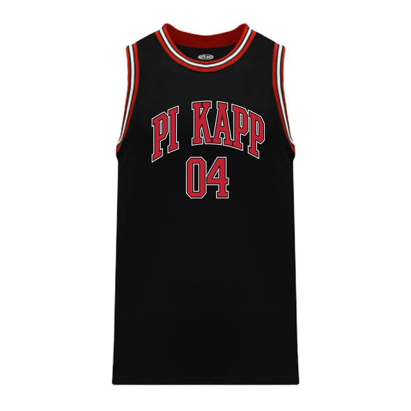 Pi Kapp Black Basketball Jersey | Pi Kappa Phi | Shirts > Jerseys