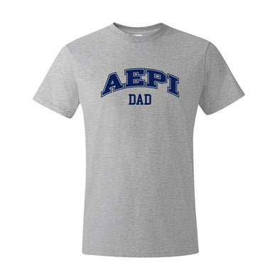 AEPi Heather Gray Dad Tee | Alpha Epsilon Pi | Shirts > Short sleeve t-shirts
